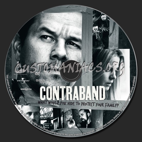 Contraband dvd label