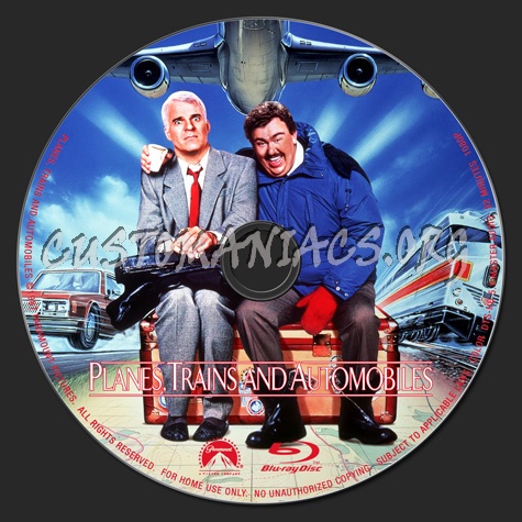 Planes, Trains and Automobiles blu-ray label