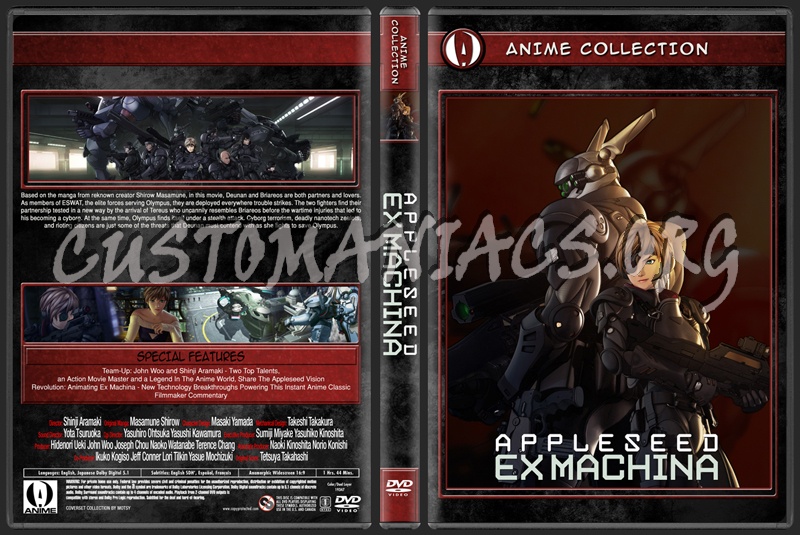 Anime Collection Appleseed Ex Machina dvd cover