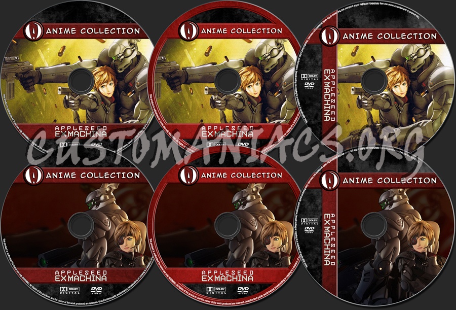 Anime Collection Appleseed Ex Machina dvd label
