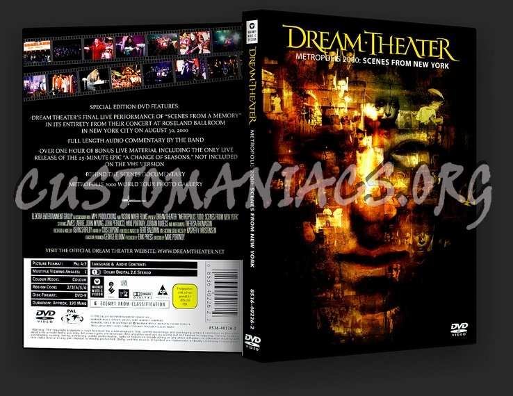 Dream Theater - Metropolis 2000 Scenes From NY dvd cover