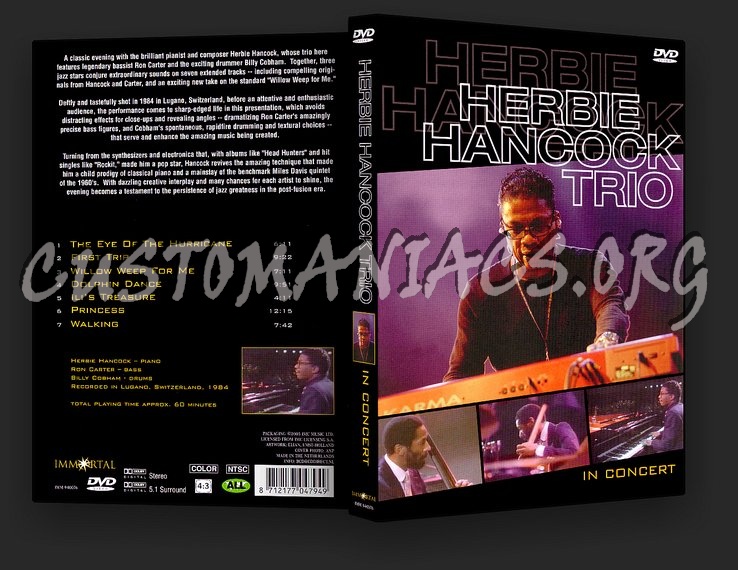 Herbie Hancock - Trio In Concert dvd cover