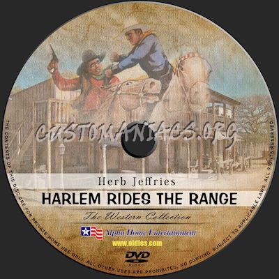 Harlem Rides the Range dvd label