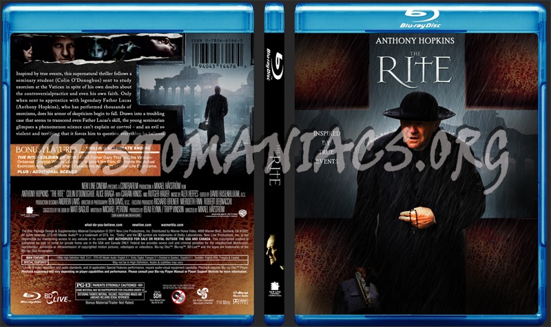 The Rite blu-ray cover