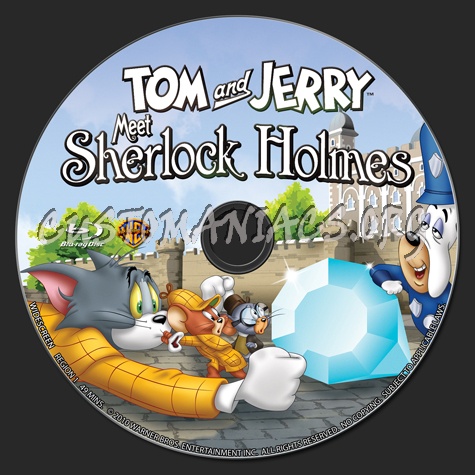 Tom & Jerry Meet Sherlock Holmes blu-ray label