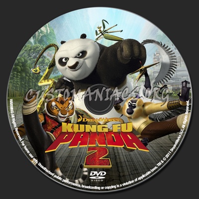 Kung Fu Panda 2 dvd label