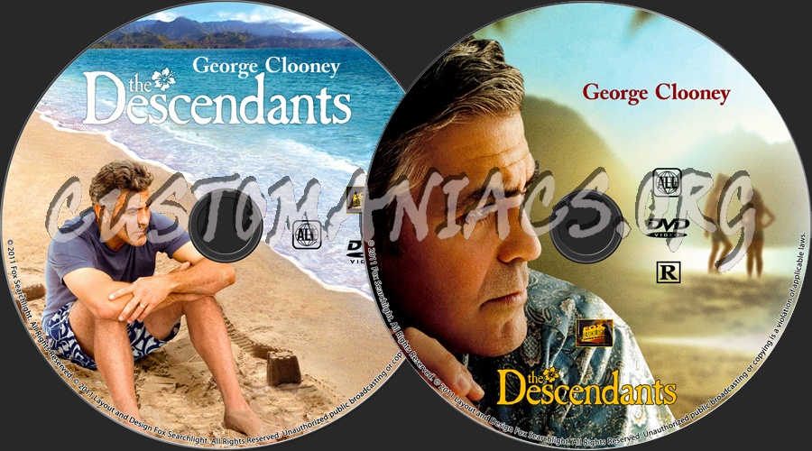 The Descendants dvd label