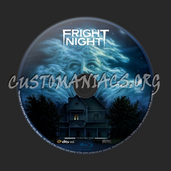 Fright Night blu-ray label