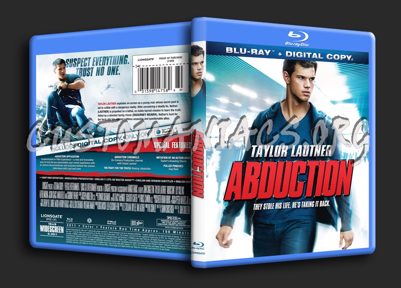 Abduction blu-ray cover