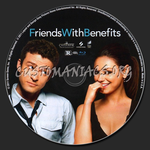 Friends With Benefits blu-ray label