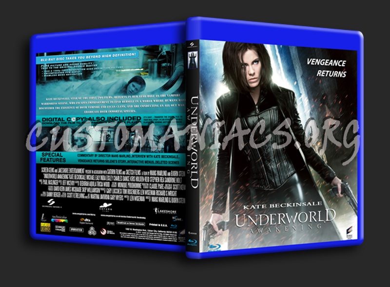 Underworld Awakening blu-ray cover