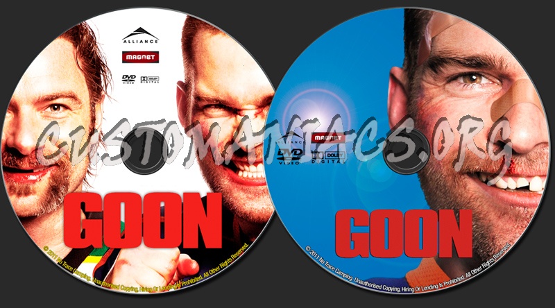 Goon dvd label