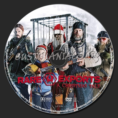 Rare Exports A Christmas Tale dvd label
