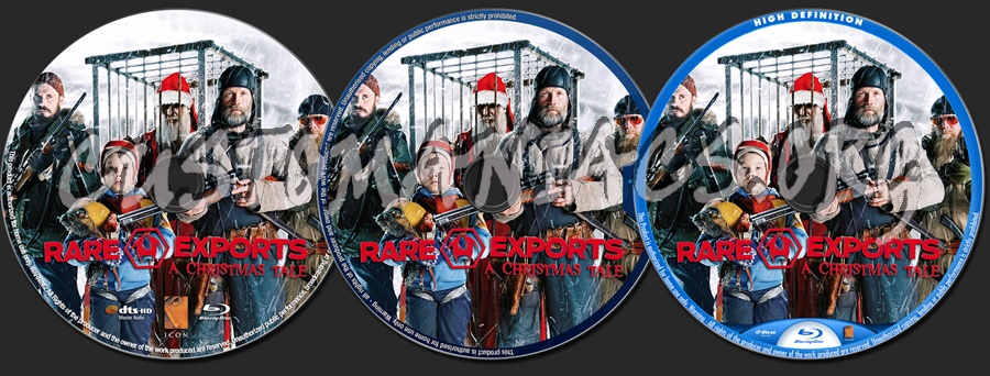 Rare Exports A Christmas Tale blu-ray label