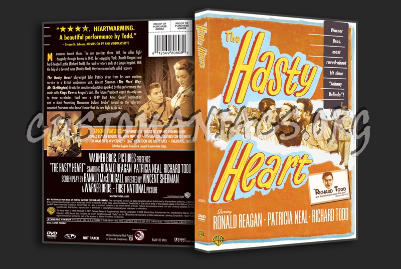 The Hasty Heart dvd cover