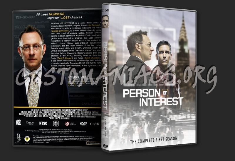 Person of Interest - Season 1 dvd cover