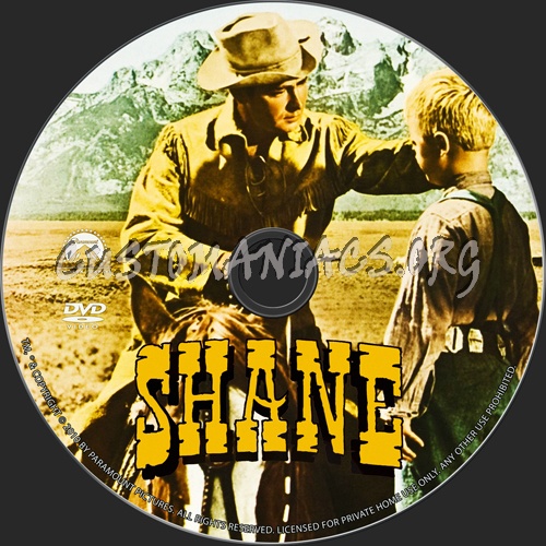 Shane dvd label