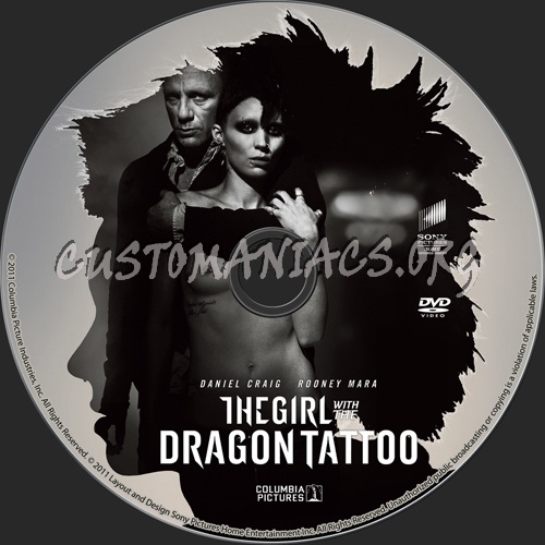 The Girl with the Dragon Tattoo dvd label