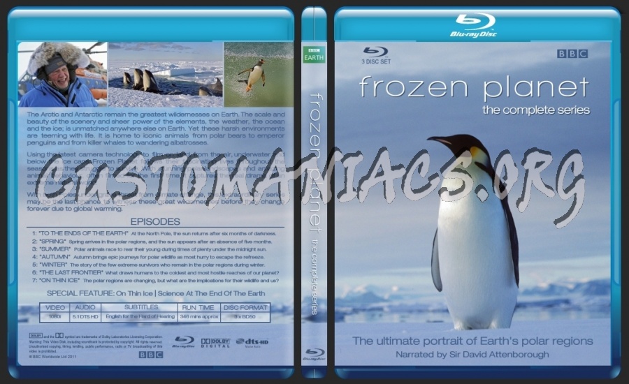 Frozen Planet BBC blu-ray cover