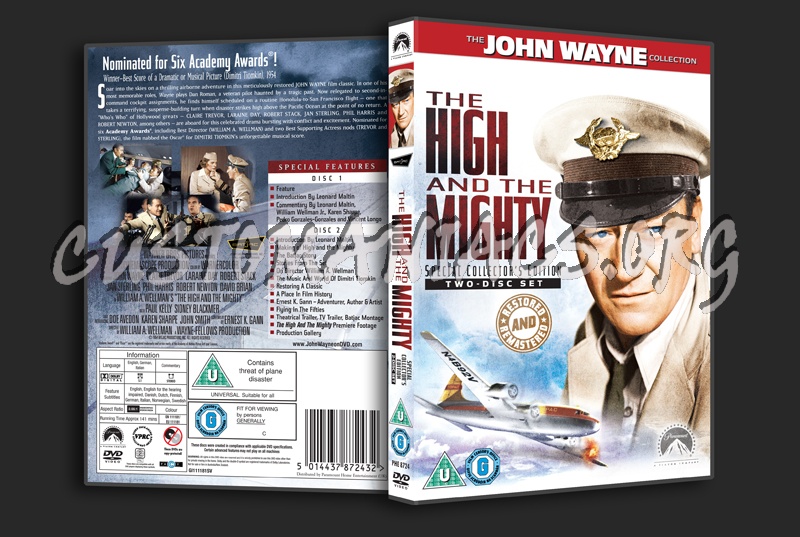 The High and the Mighty dvd cover