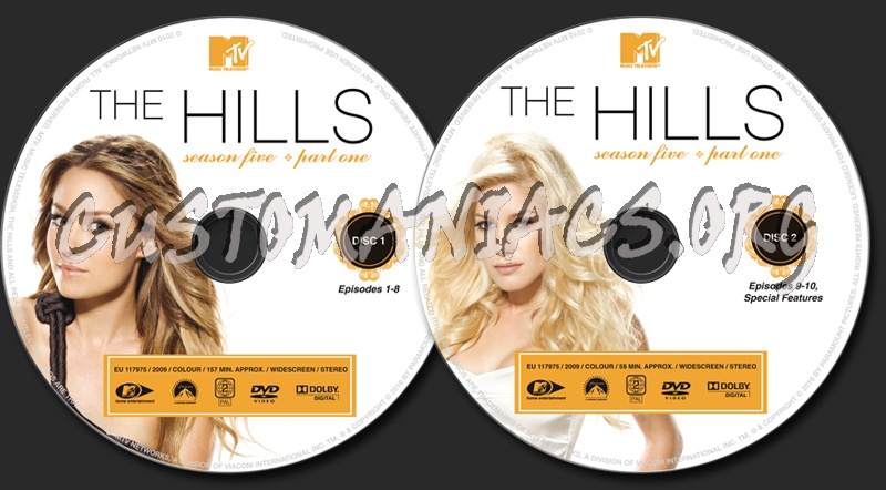The Hills Season 5  Part 1 dvd label