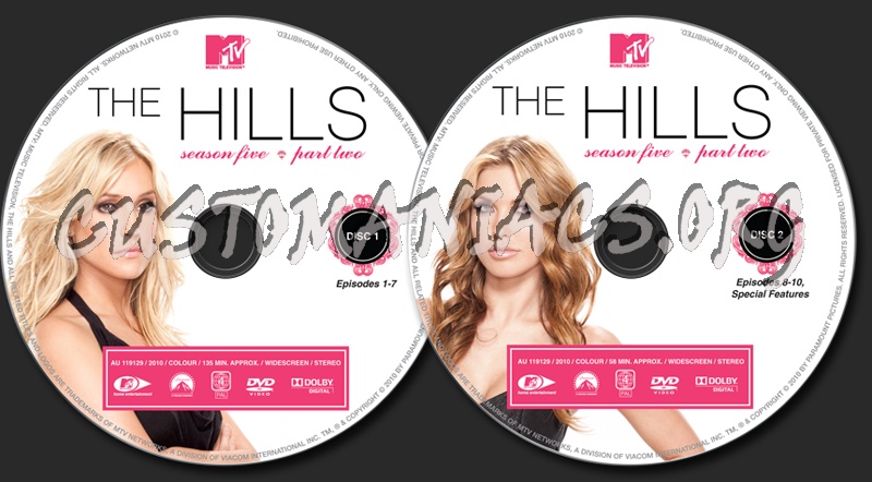 The Hills Season 5 Part 2 dvd label