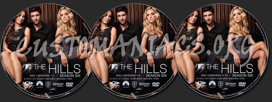 The Hills Season 6 dvd label