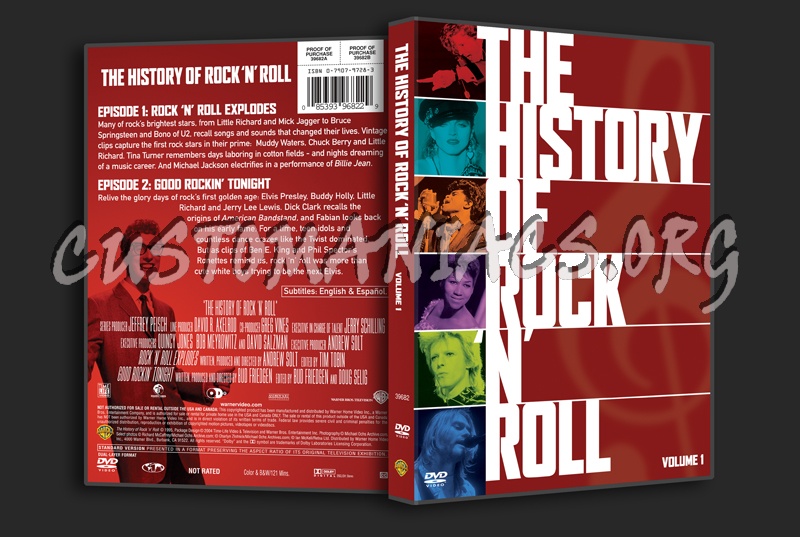 The History of Rock 'N Roll Volume 1 dvd cover
