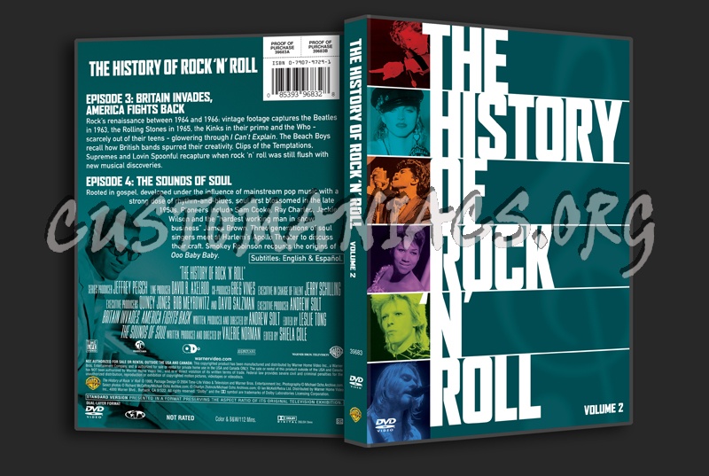 The History of Rock 'N Roll Volume 2 dvd cover