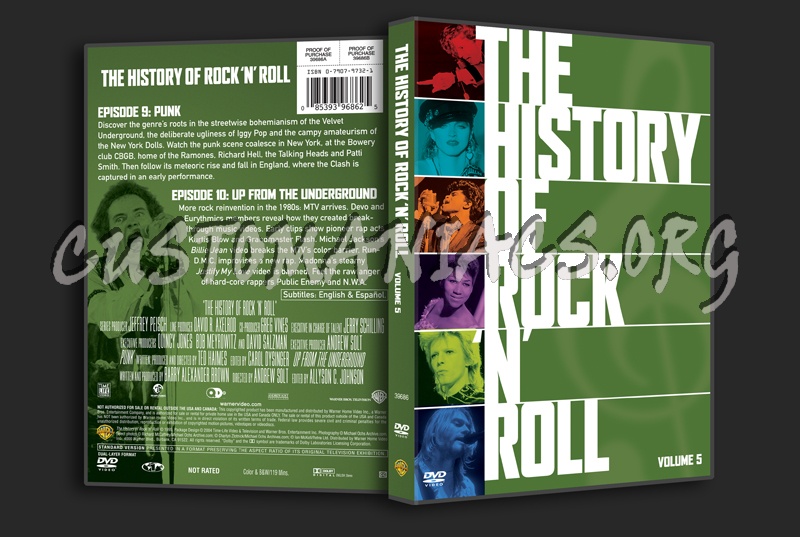 The History of Rock 'N Roll Volume 5 dvd cover