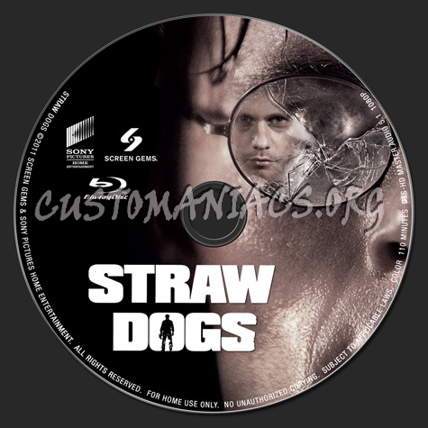 Straw Dogs (2011) blu-ray label