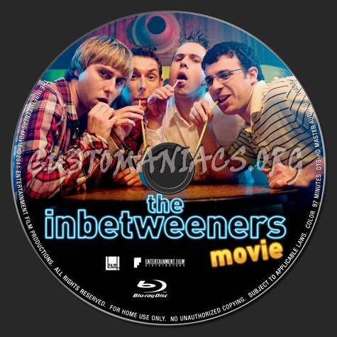The Inbetweeners Movie blu-ray label