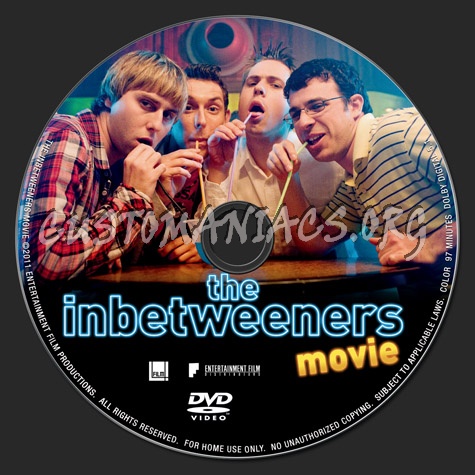 The Inbetweeners Movie dvd label