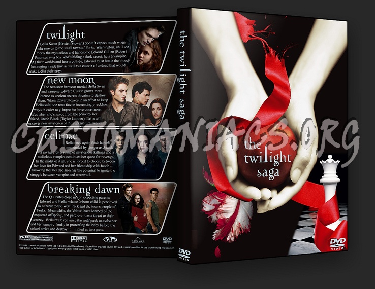 Twilight Saga Complete Collection dvd cover