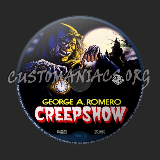 Creepshow blu-ray label