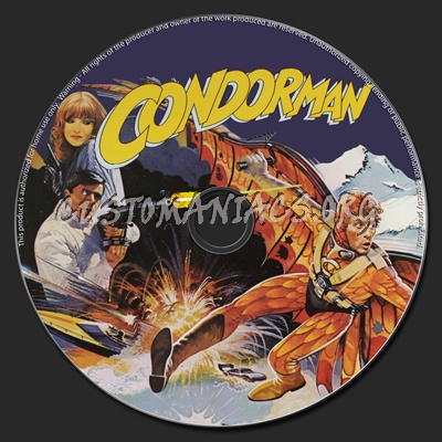 Condorman blu-ray label