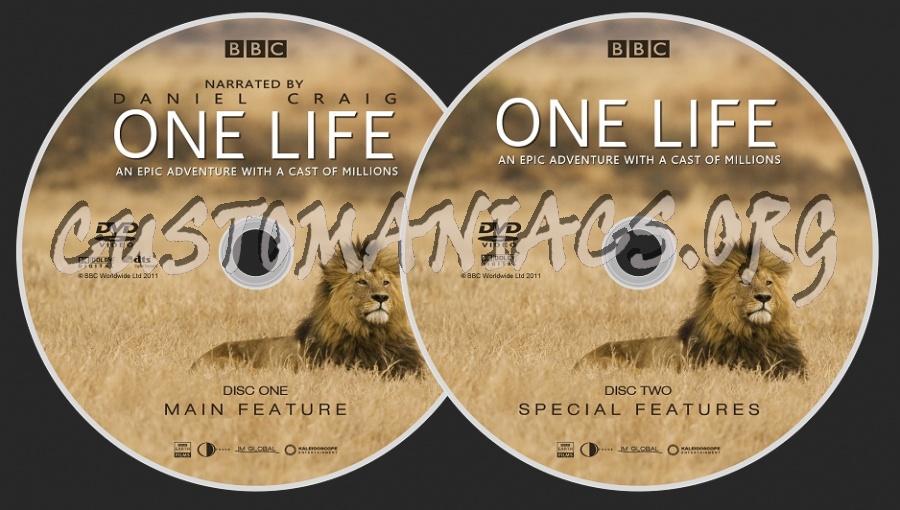 One Life BBC dvd label
