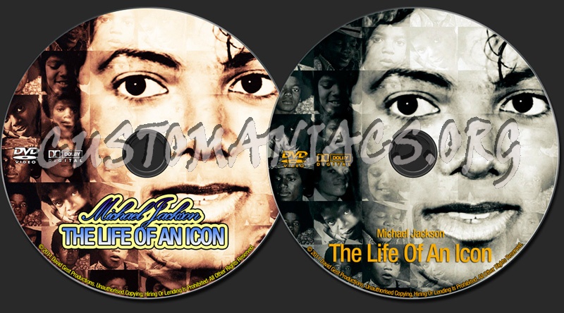 Michael Jackson: The Life Of An Icon dvd label