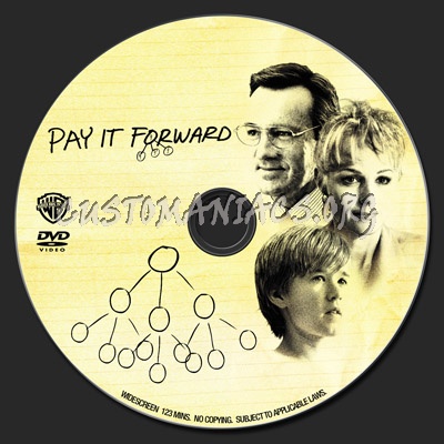 Pay it Forward dvd label
