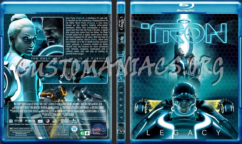 Tron Legacy blu-ray cover