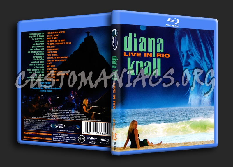 Diana Krall Live in Rio blu-ray cover