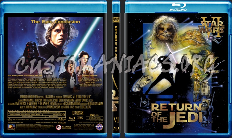 Star Wars Episode 2 blu-ray cover