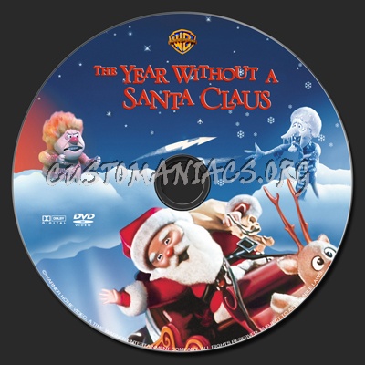 The Year Without A Santa Claus dvd label