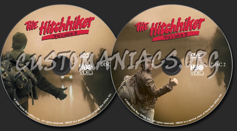 The Hitchhiker Volume 2 dvd label