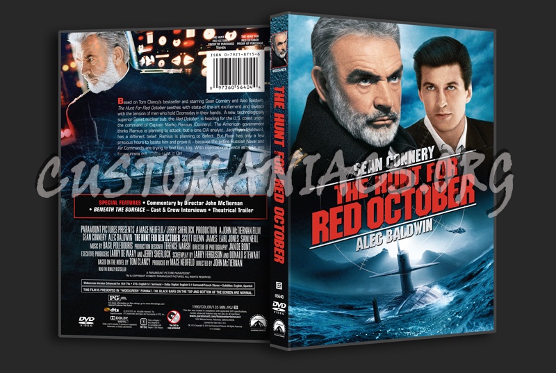 The Hunt for Red October dvd cover