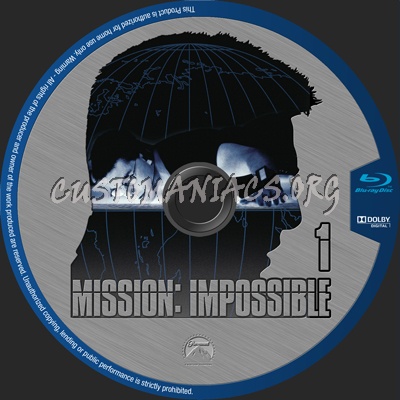 Mission Impossible disc set blu-ray label