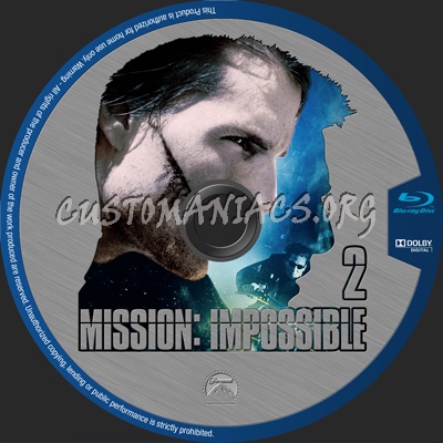 Mission Impossible disc set blu-ray label