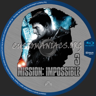 Mission Impossible disc set blu-ray label