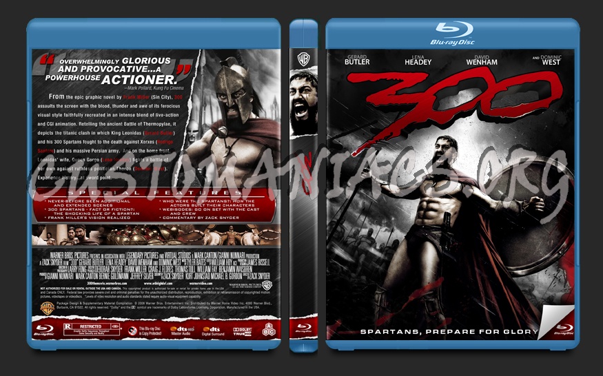 300 blu-ray cover