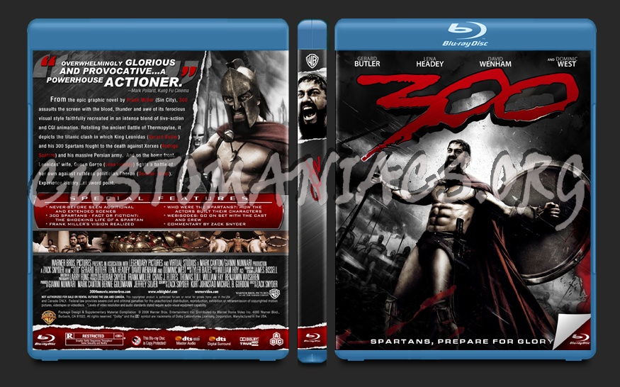 300 blu-ray cover